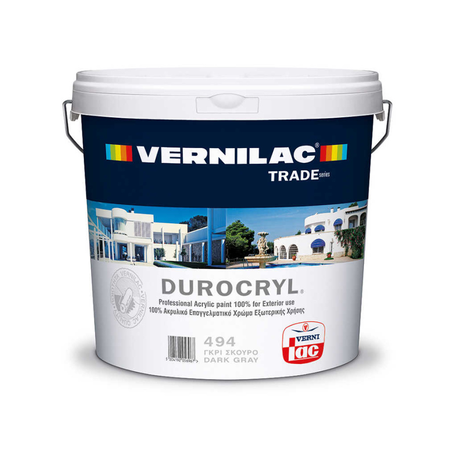 Vernilac Durocryl 494 Τσιμεντόχρωμα Γκρί