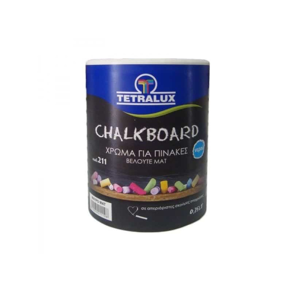 Tetralux Διακοσμητικό Χρώμα Μαυροπίνακα - 0,75lit