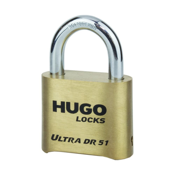 Λουκέτο Συνδυασμού Ορειχάλκινο Hugo Ultra DR 51mm (60123)