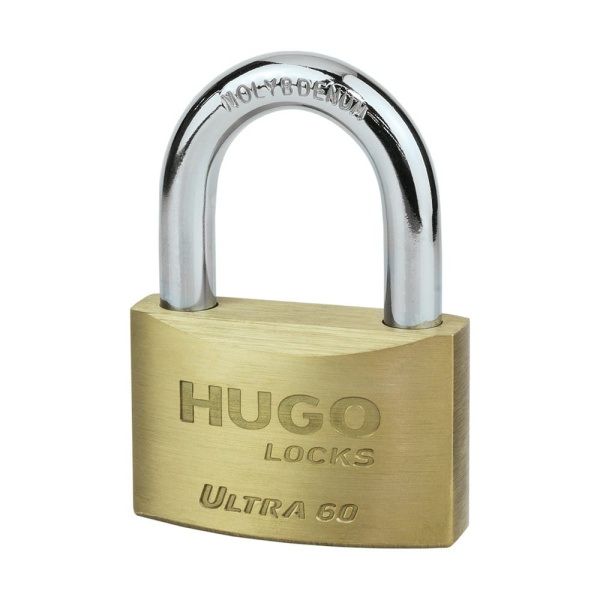 Λουκέτο Ορειχάλκινο Hugo Ultra Με 3 Κλειδιά