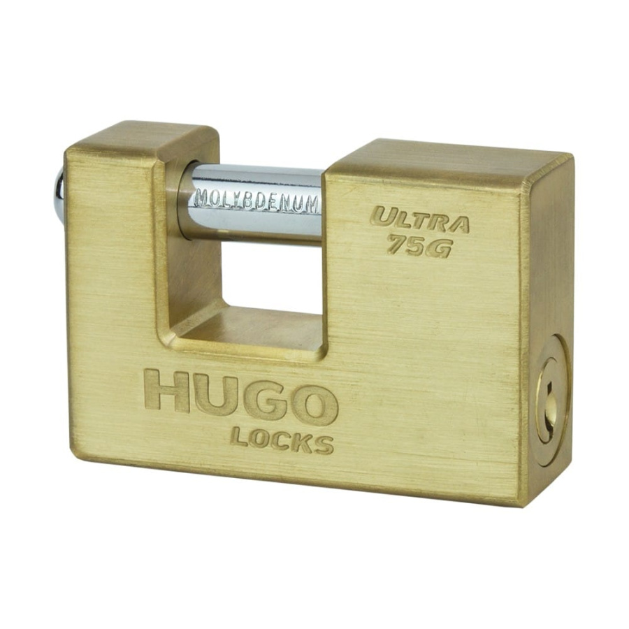 Λουκέτο - Τάκος Ενισχυμένος Hugo Ultra 75G Με 3 Κλειδιά (60147)
