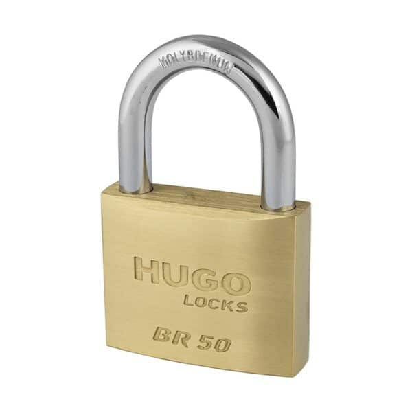 Λουκέτο Ορειχάλκινο Hugo Key Alike 2Τμχ. Με 3 Κλειδιά BR 50mm (60209)