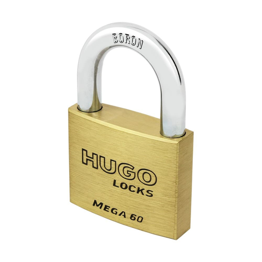 Λουκέτο Ορειχάλκινο Hugo Mega Με 3 Κλειδιά