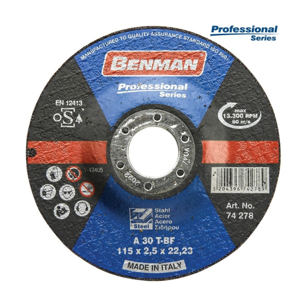 Δίσκος Κοπής Σιδήρου Κούρμπα Professional Benman (74279)
