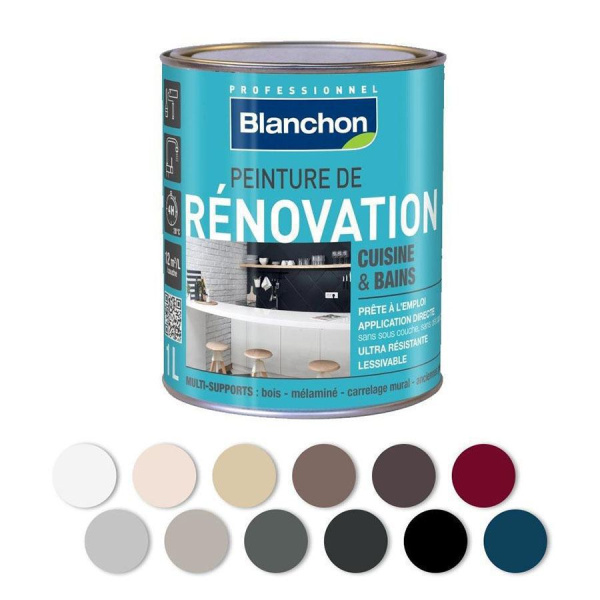 Renov Χρώμα Ανακαίνισης Για Κουζίνες & Μπάνια Blanchon