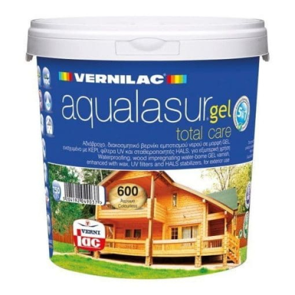 Βερνίκι Εμποτισμού Νερού Aqualasur Gel 0,75lt Vernilac