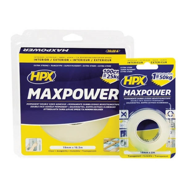 Διάφανη Ταινία Διπλής Όψης Max Power HPX
