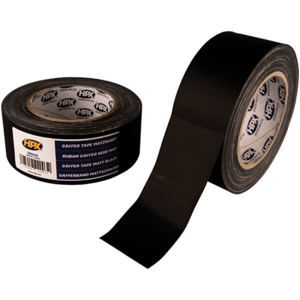 Gaffer Tape Μαύρη Ματ 48mm x 25m HPX (502501122)