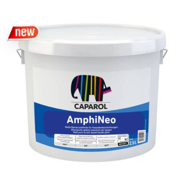 Amphineo (B1) Υψηλής Ποιότητας 100% Ακρυλικό Χρώμα Για Εξωτερική Χρήση Caparol