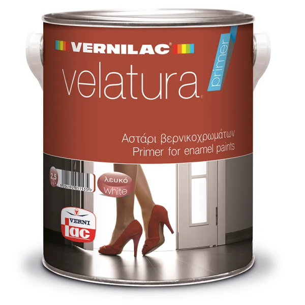 Αστάρι Velatura Βερνικοχρωμάτων για Ξύλα Λευκό 0.75 Vernilac