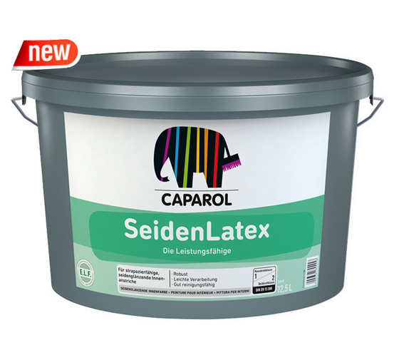 SeidenLatex E.L.F (Β1) Υψηλής Ποιότητας Χρώμα Ακρυλικής Βάσης Caparol